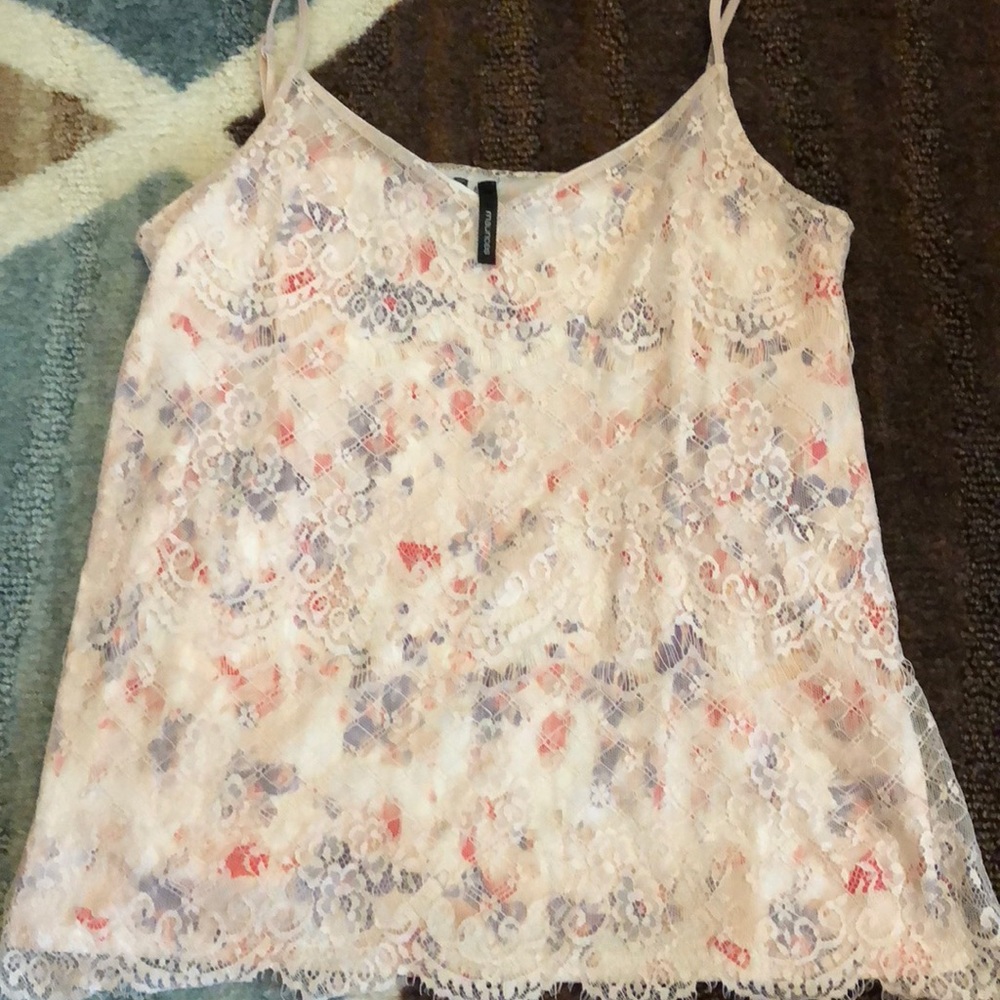 Lace tank top